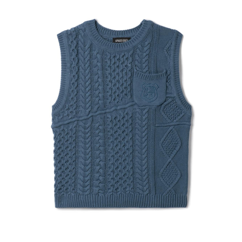 Crest Knitted Vest