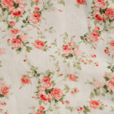 Briar Rose Timeless Floral Ruffle Zipper Pouch