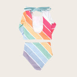Playa Del Rey Rainbow Two Piece Long Sleeve