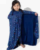 Sail Away Fair Isle Bamboo Blanket