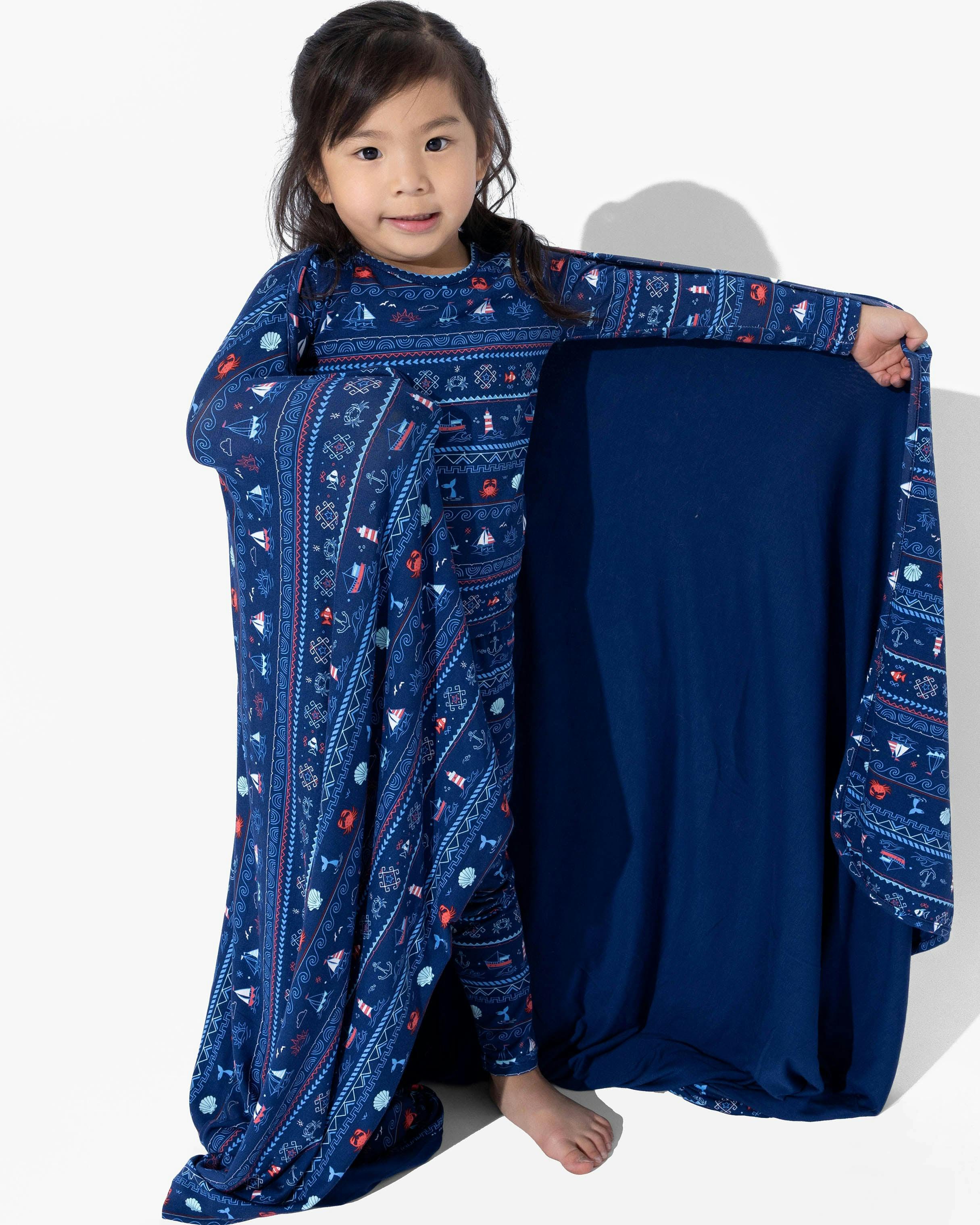 Sail Away Fair Isle Bamboo Blanket