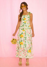 Kaylee Cotton Embroidered Maxi Dress