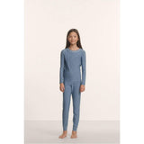 Kids Printed TENCEL™ Modal Unisex Long PJ Set, Blue