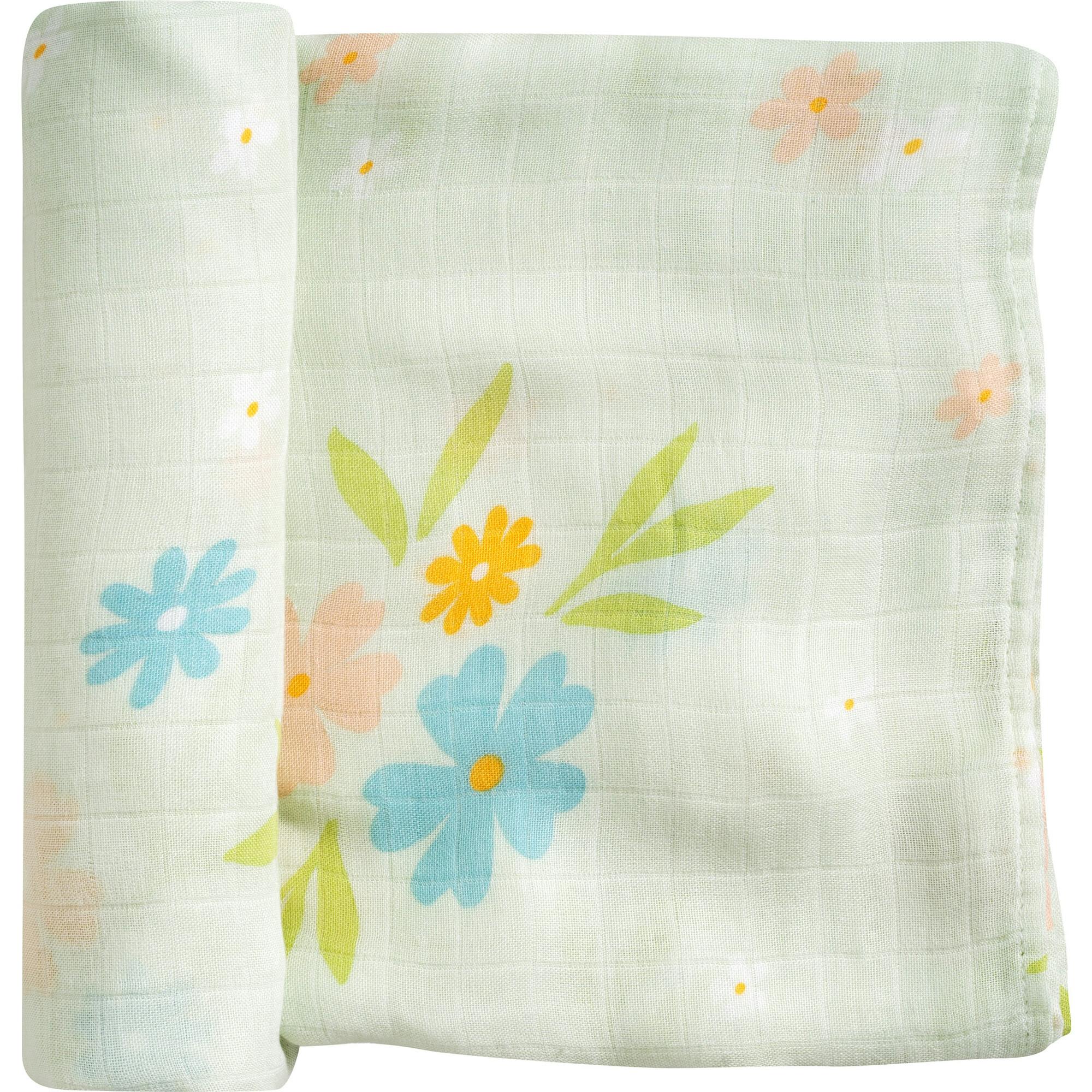 Crib Sheet And Swaddle Bundle