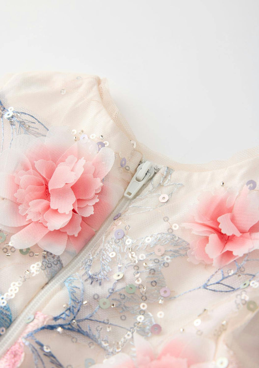 Rosalia Embroidered Mini Dress (Baby)