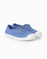 Hampton Canvas Plum Plimsolls in Cornflower