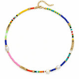 Jessica Pearl Beaded Choker