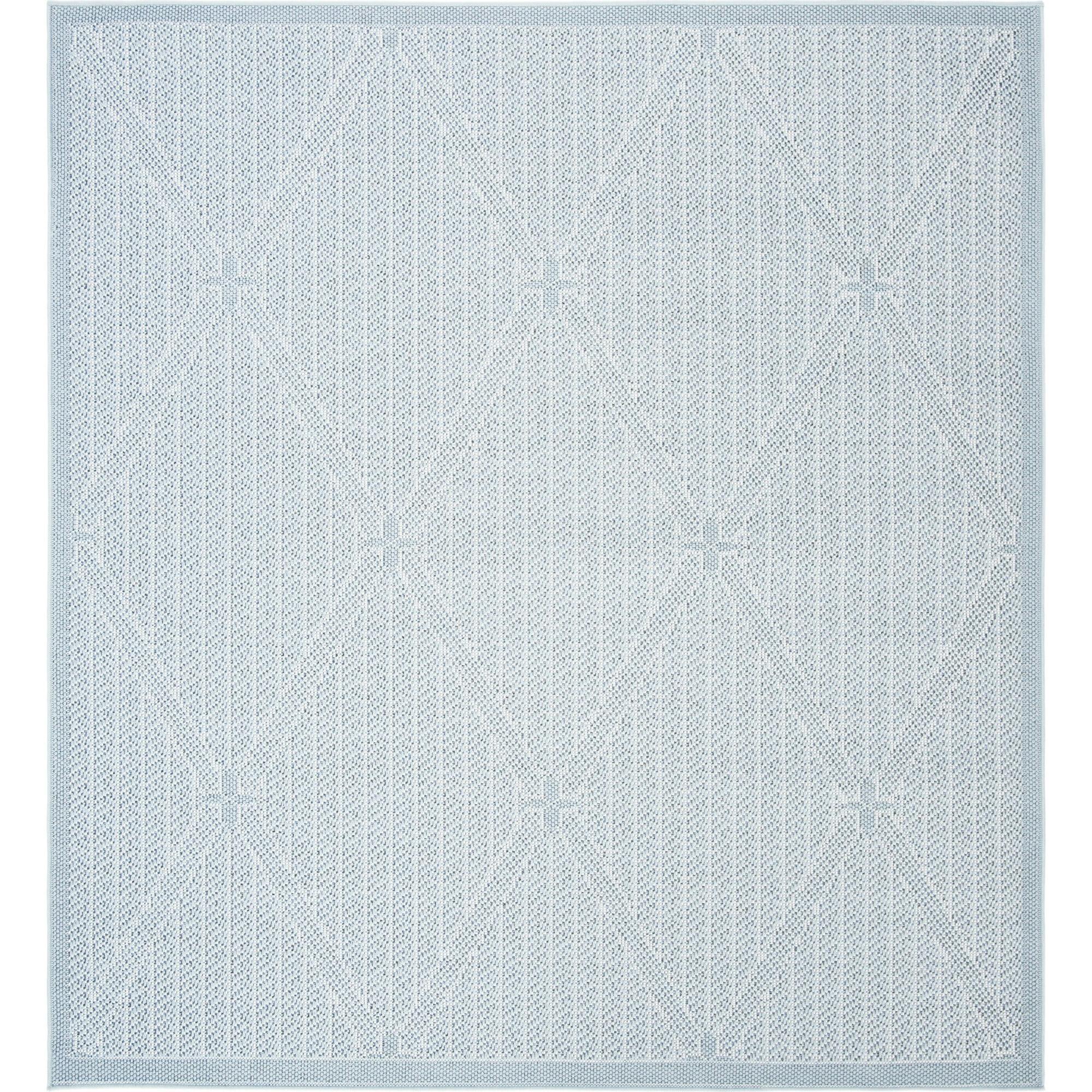 Bermuda Sienna Indoor/Outdoor Rug, Light Blue