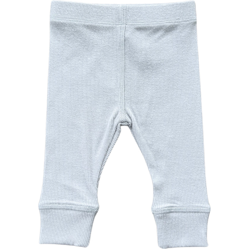 Ribbed Leggings Gray Dawn