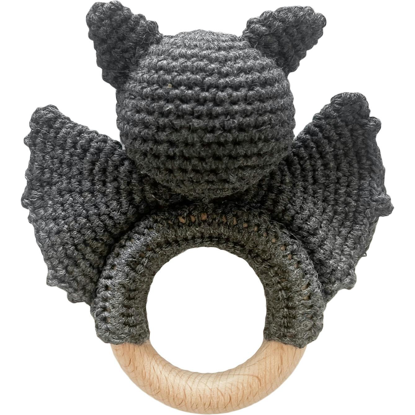 Cotton Crochet Bat Rattle Teether