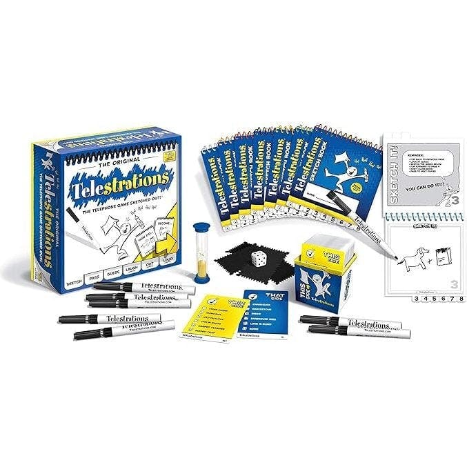 USAopoly: Telestrations Original - Family Drawing Board Game