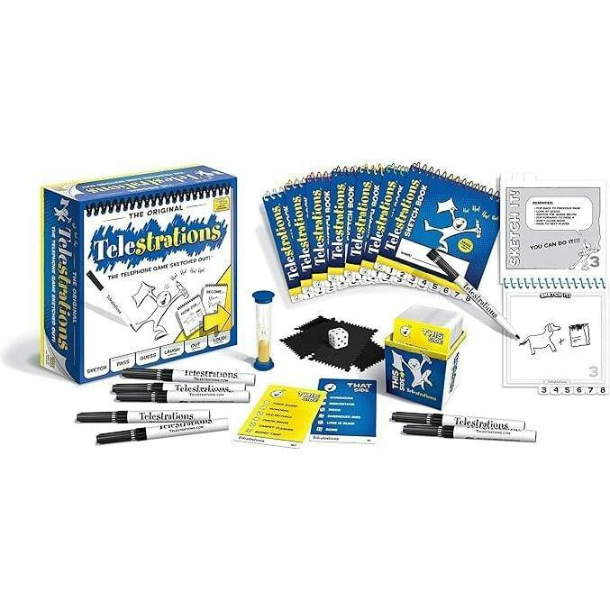 USAopoly: Telestrations Original - Family Drawing Board Game