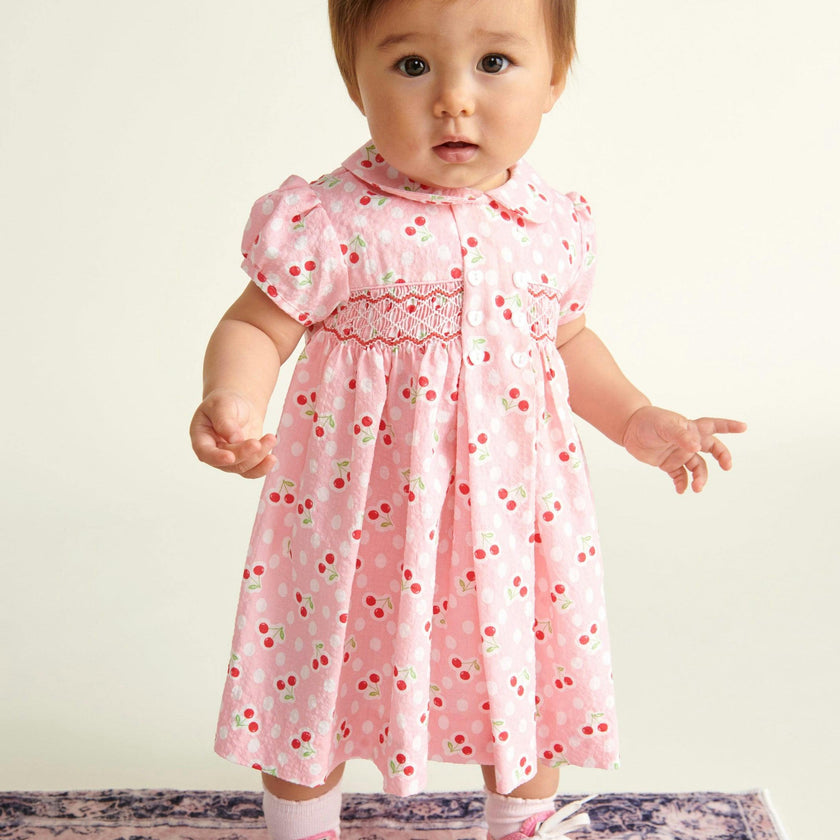 Hand-Smocked Baby Dress Tabitha