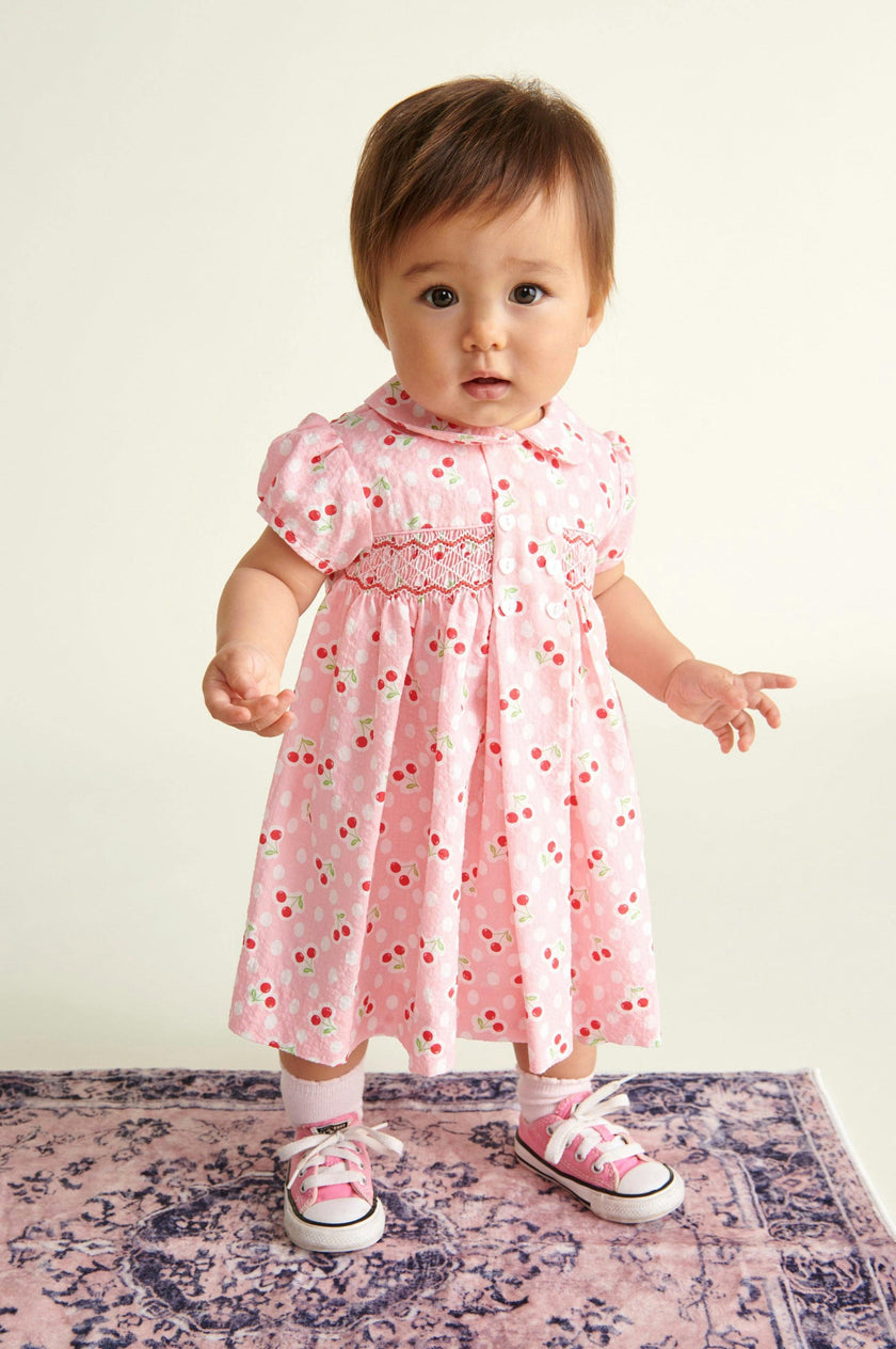 Hand-Smocked Baby Dress Tabitha