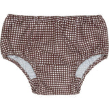 baby cocoa gingham diaper cover