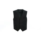 Black Vest Bow Tie Set