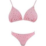 Women's Rainbow Sparkle Bikini Black