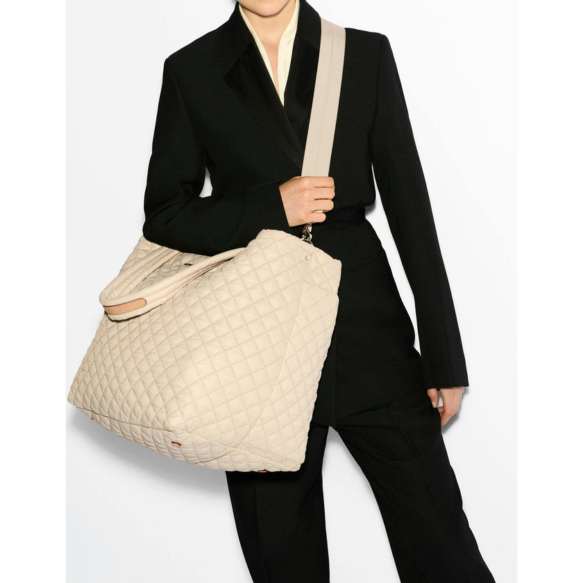 Sand Large Metro Tote Deluxe