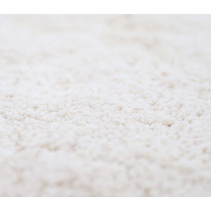 Perla Hand-Tufted Crochet Lace Trim Round Rug