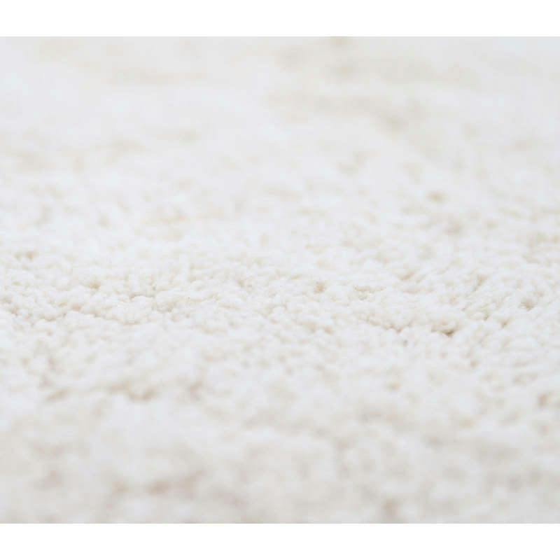 Perla Hand-Tufted Crochet Lace Trim Round Rug