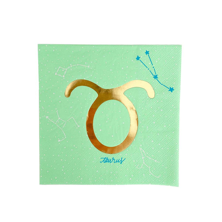 Zodiac Taurus Large Napkins