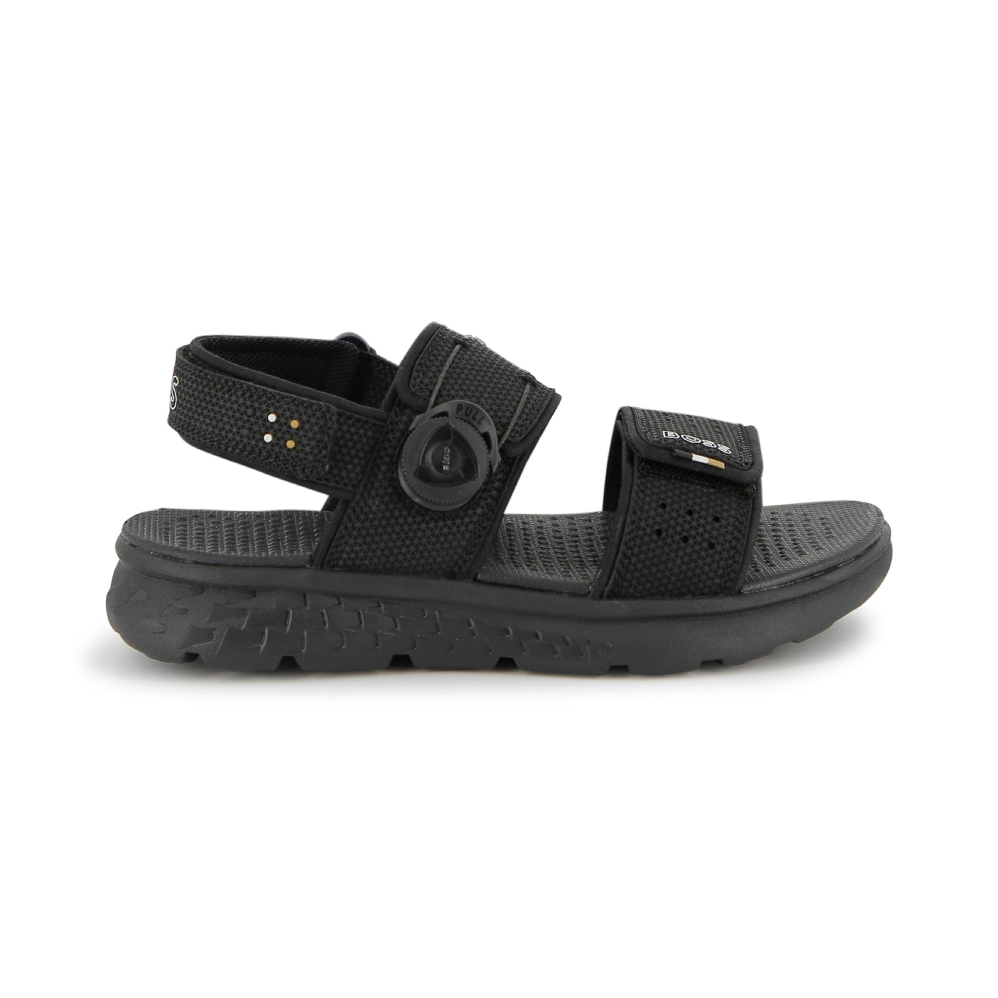 Black BOSS Sport Sandals