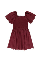 Mini Elara Dress in Zinfandel