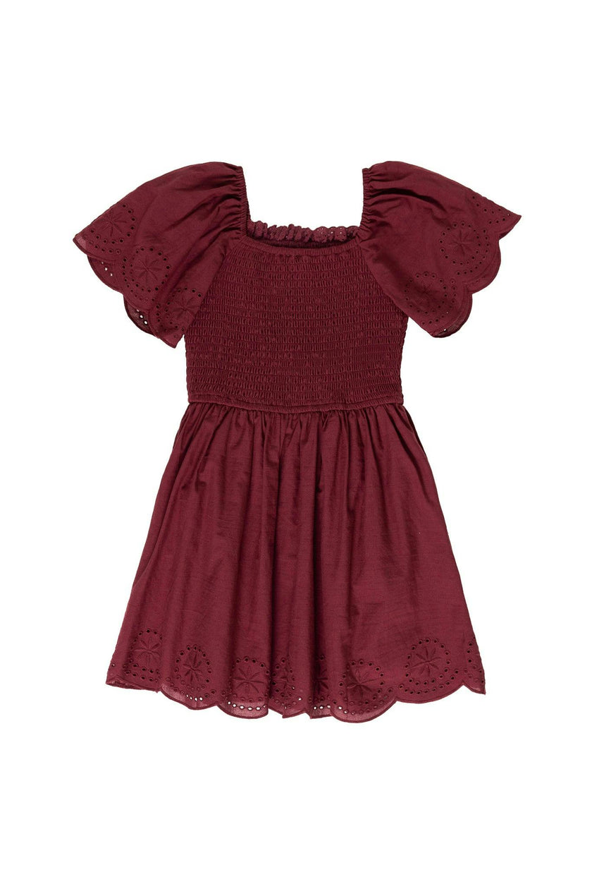 Mini Elara Dress in Zinfandel