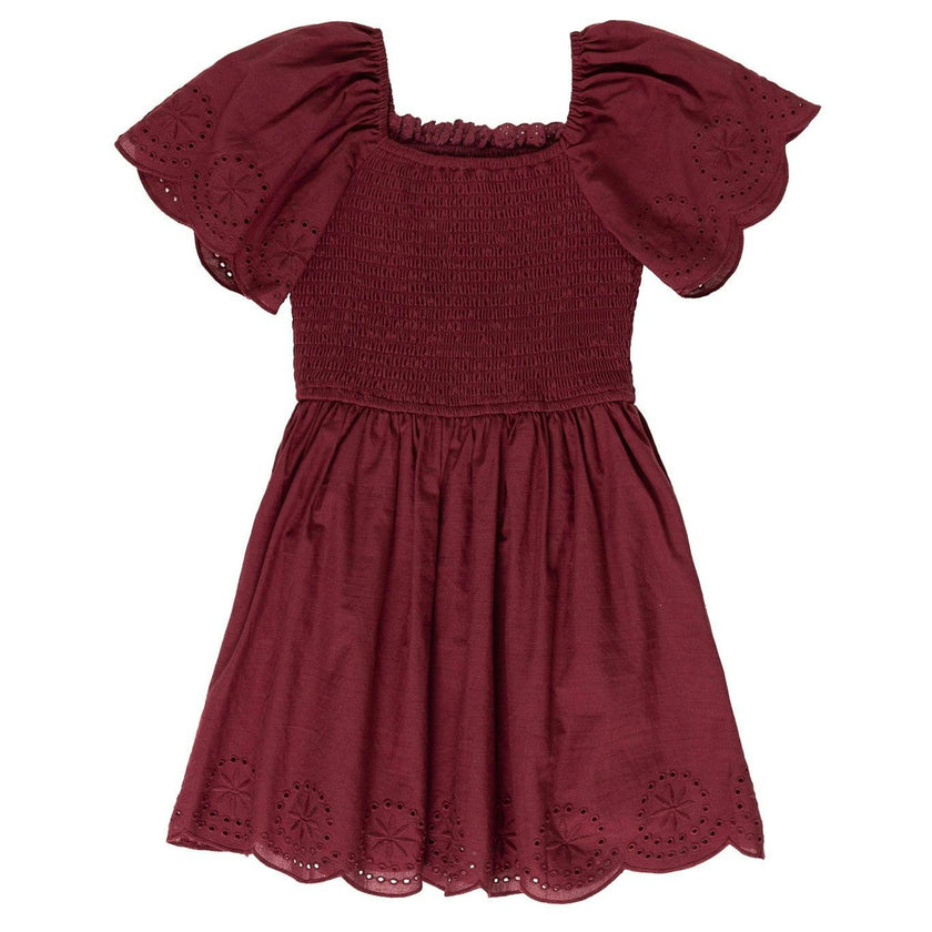 Mini Elara Dress in Zinfandel