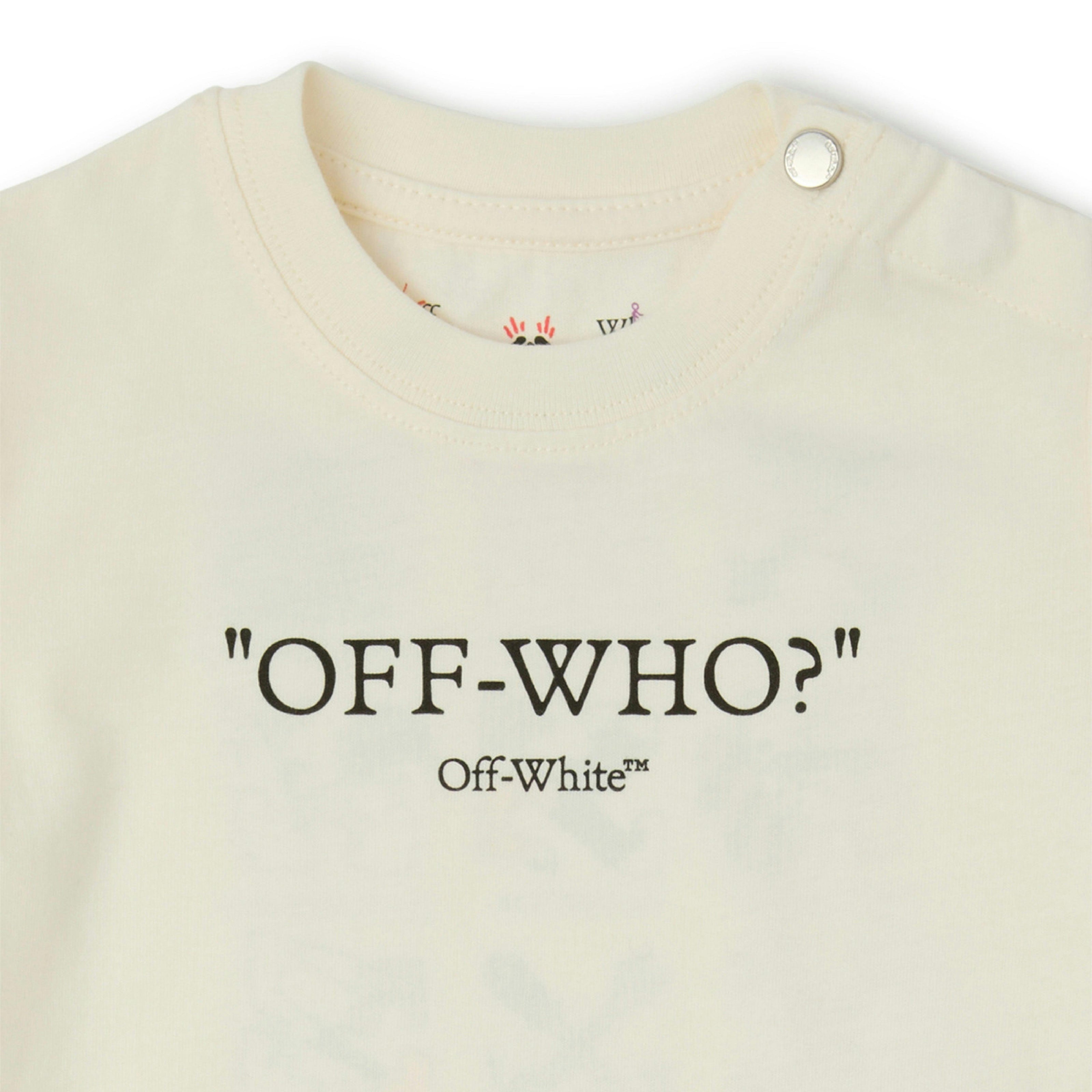Beige Multilogo T‑Shirt