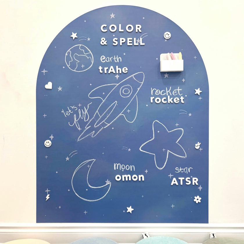MEGA Magic Playwall - Arch Magnetic Wall Decal for Kids