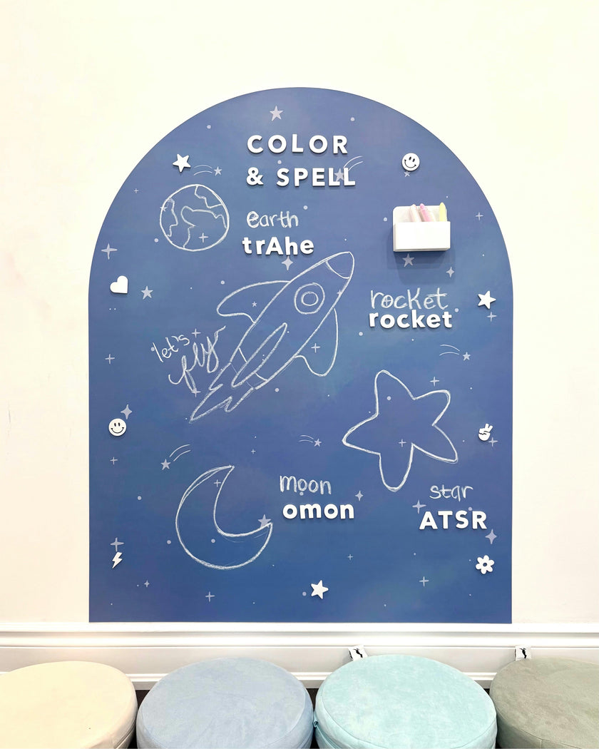 MEGA Magic Playwall - Arch Magnetic Wall Decal for Kids