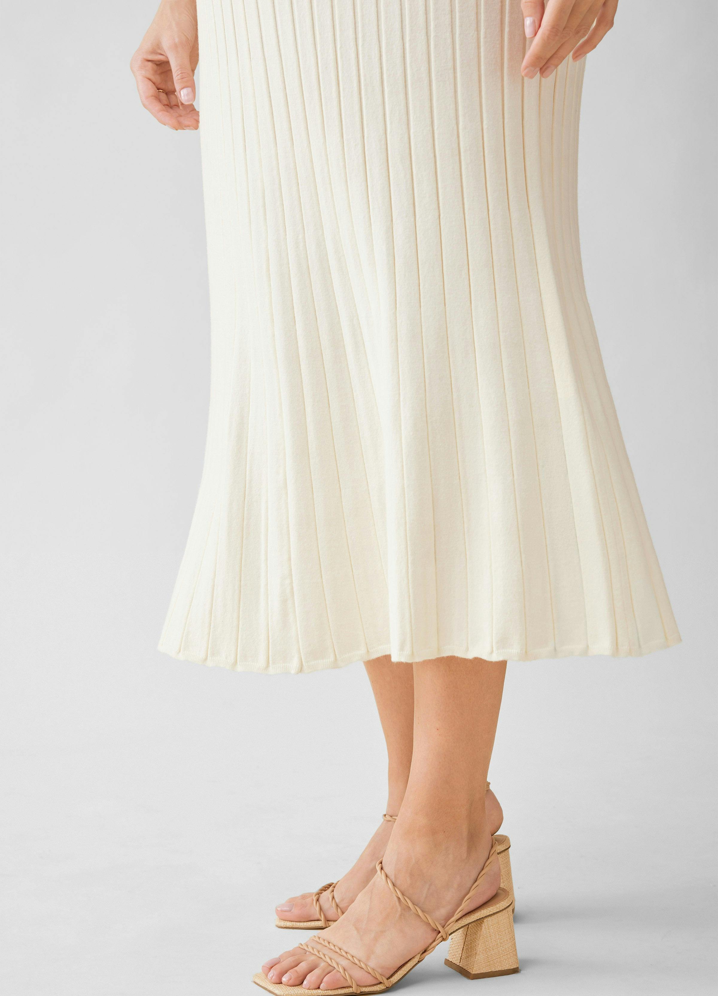 A-Line Sweater Knit Maternity Nursing Midi Dress