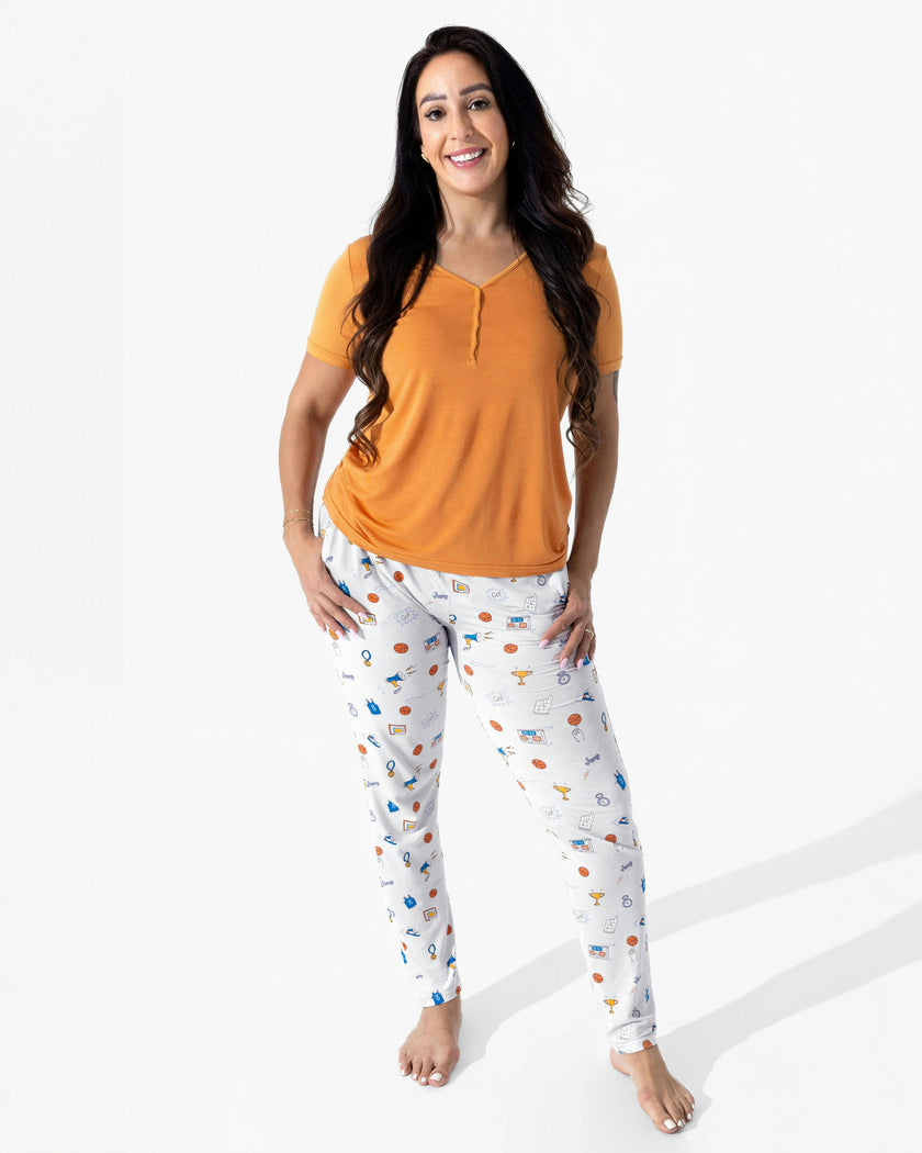 All Star Basketball Bamboo Women's Pajama Set