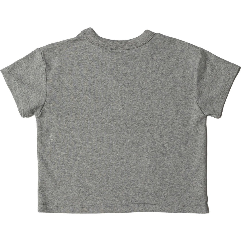 heather grey tee
