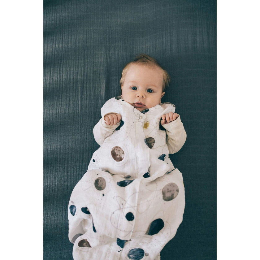 Cotton Muslin Sleep Bag - Planetary
