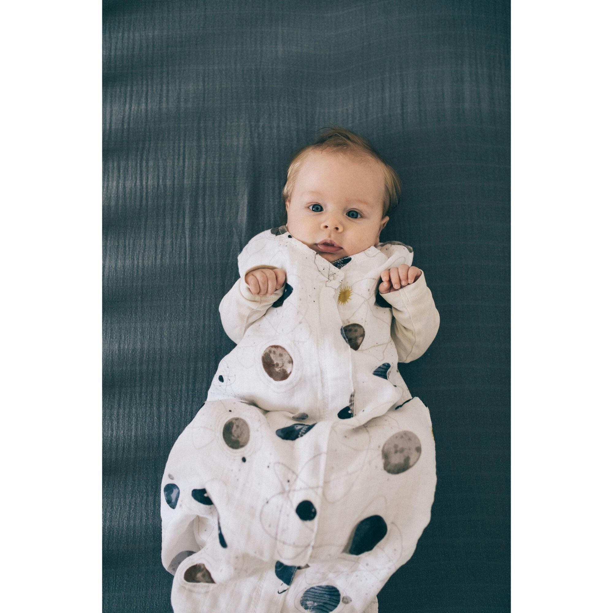 Cotton Muslin Sleep Bag - Planetary