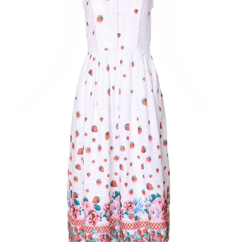 Sadie Dress in Strawberry Vintage Tier