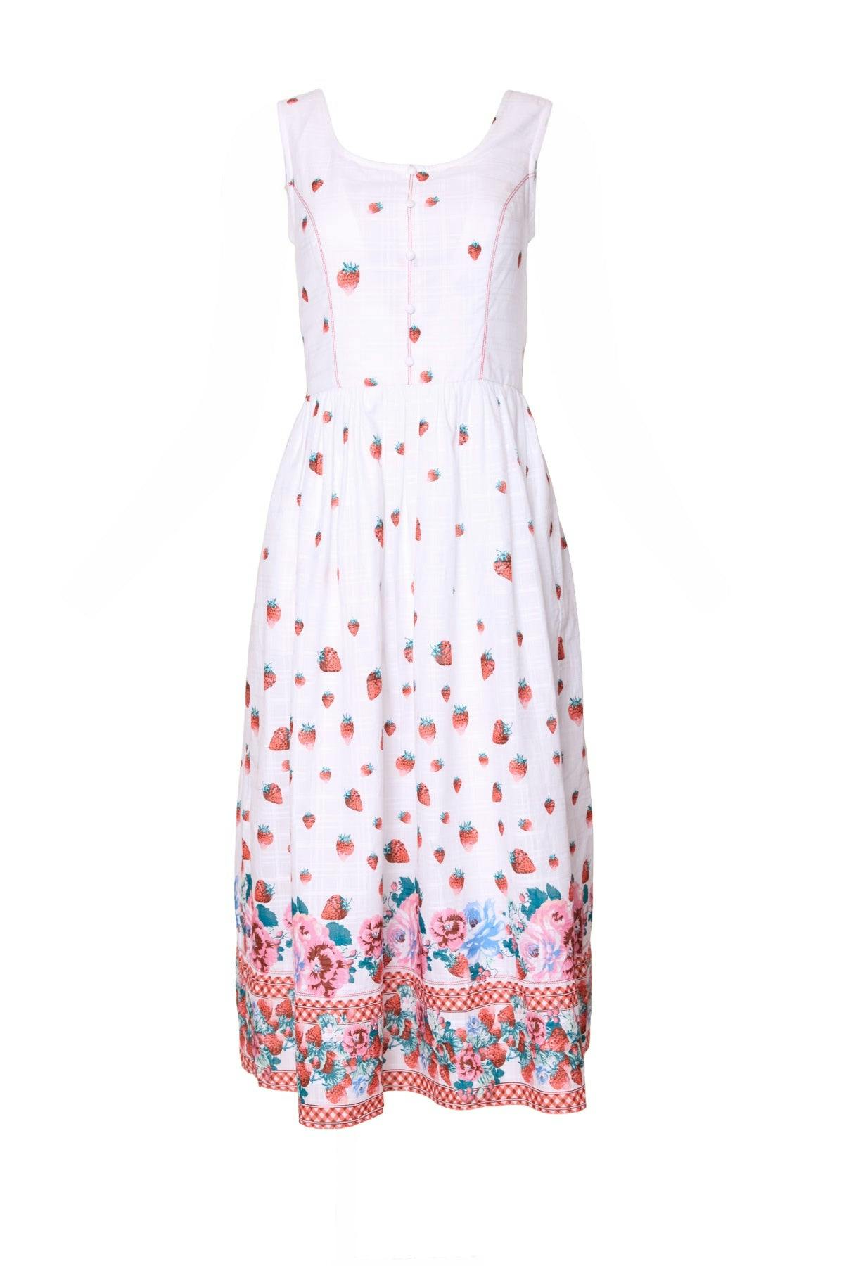 Sadie Dress in Strawberry Vintage Tier