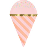 Ice Cream With Sprinkles Plates