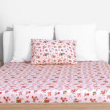 Bows & Blooms Bamboo Bed Sheet Set