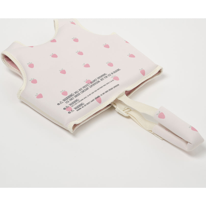 Kids Swim Vest: -3Y - Strawberry Sunshine