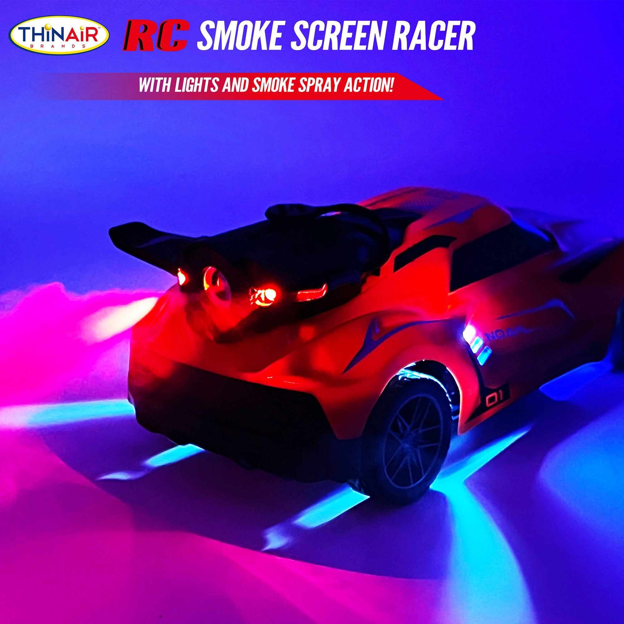 Hyper Drive: RC Smoke Screen Racer - Red
