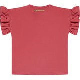 Daisy Ruffled Sleeve T-Shirt