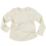 Rib Long Sleeve Top