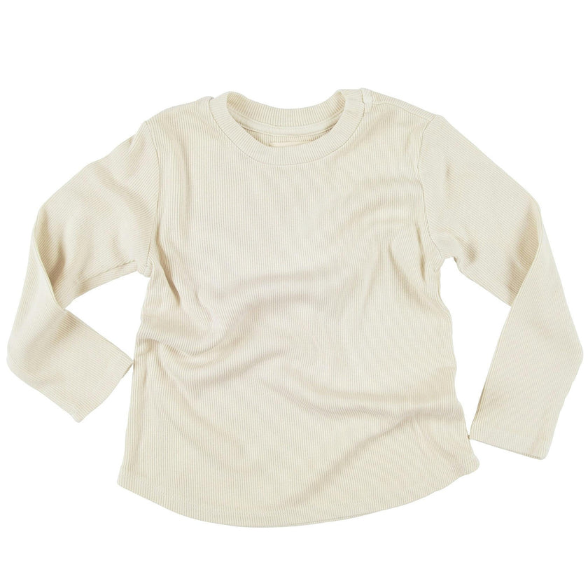 Rib Long Sleeve Top