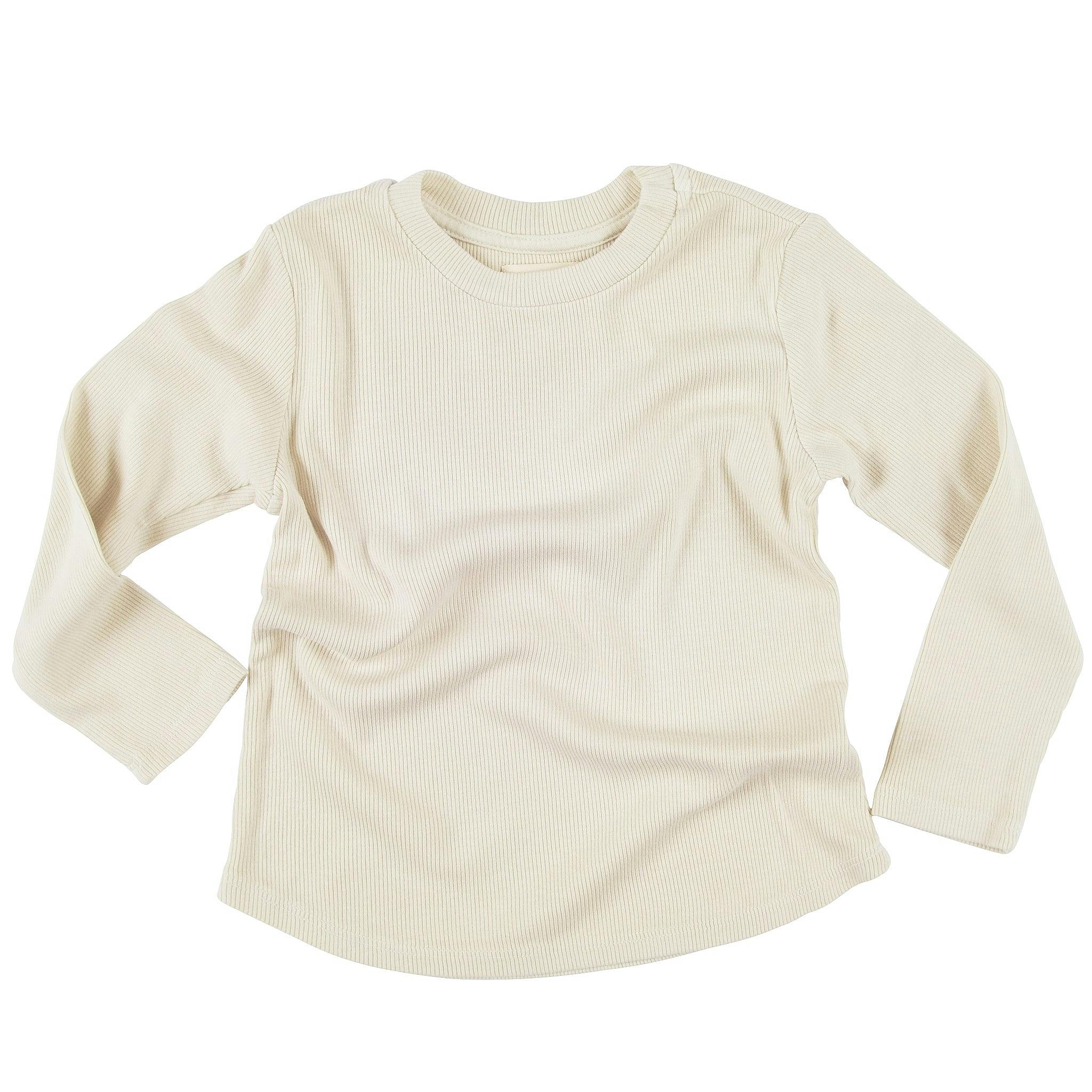 Rib Long Sleeve Top