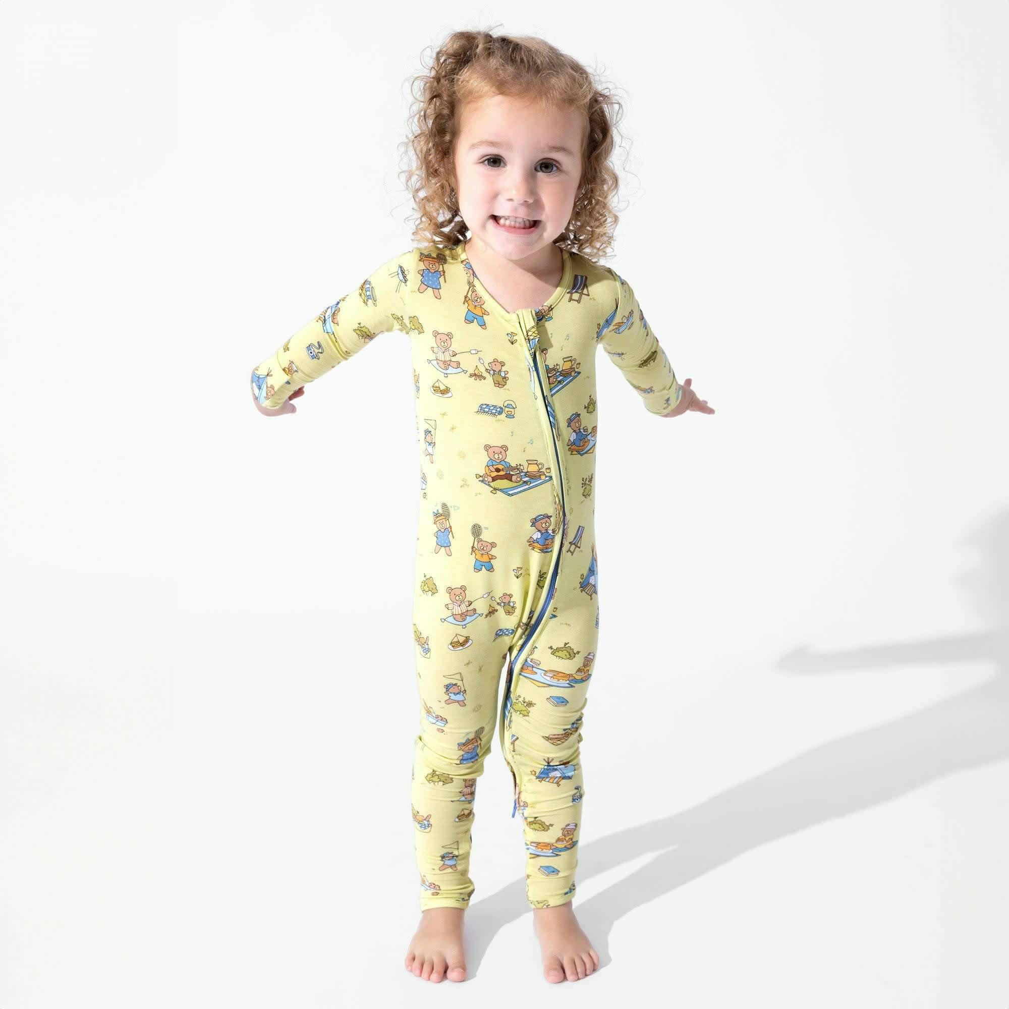 Teddy Picnic Bamboo Convertible Footie