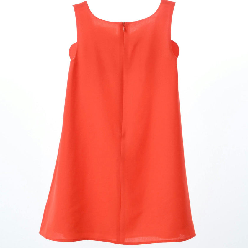Esme dress (scarlet-orange)
