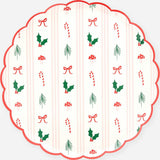 Festive Icon Stripes Side Plates